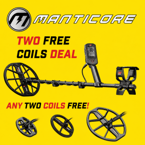 Minelab Manticore FREE 15 & 9 or 8"  £1799